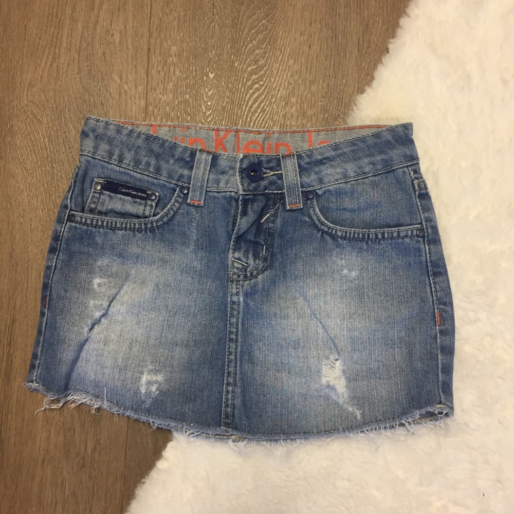 Calvin Klein jeans skirt Kids size 8Y